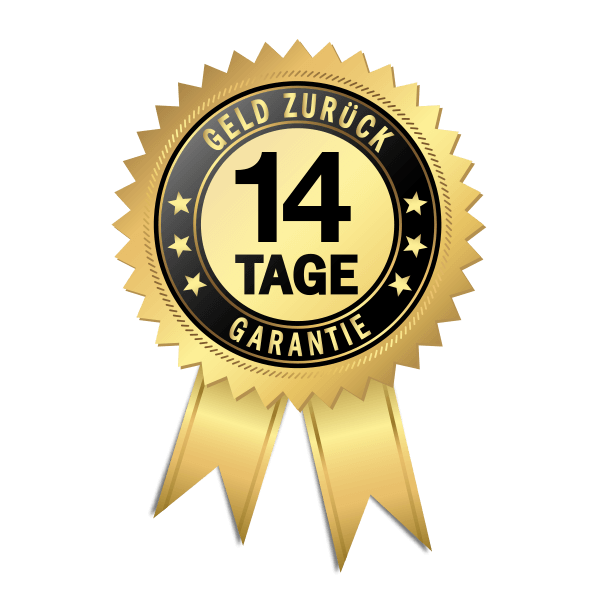 14 Tage Geld-zurück-Garantie