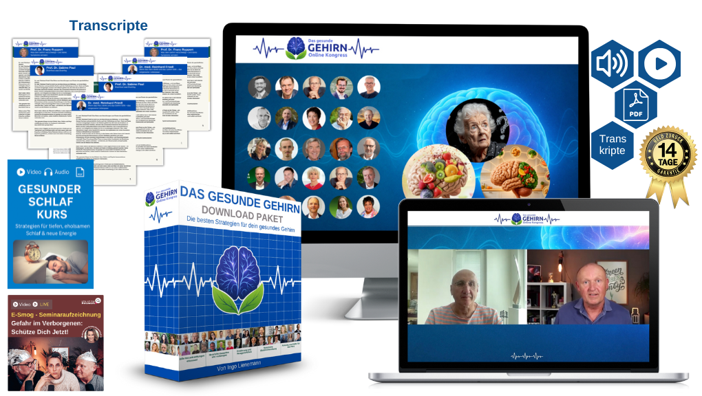 Das gesunde Gehirn-Kongress Paket – Produkt-Mockup